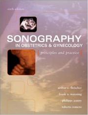 Cover of: Sonography in Obstetrics & Gynecology: Principles and Practice