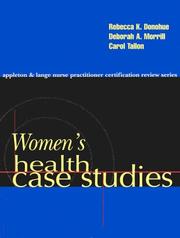 Cover of: Women's health case studies
