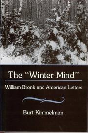 Cover of: The " winter mind": William Bronk and American letters