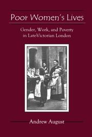 Cover of: Poor Women's Lives by Andrew August