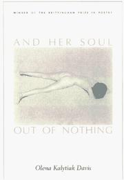 Cover of: And her soul out of nothing