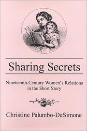 Cover of: Sharing secrets by Christine Palumbo-DeSimone