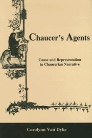 Cover of: Chaucer's agents by Carolynn Van Dyke