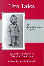 Cover of: Ten tales by Leopoldo Alas