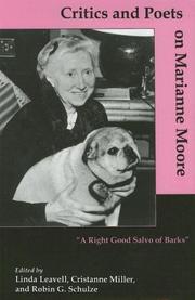 Cover of: Critics And Poets on Marianne Moore | 