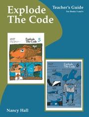 Cover of: Explode the Code Teacher's Guide/Key Books 5 - 6