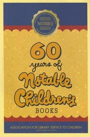 60 Years of Notable Children's Books by Sally Anne Thompson