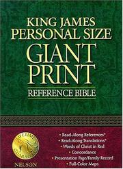 Cover of: Personal Size Giant Print-kjv Reference Edition | 