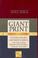 Cover of: Giant Print Bible-NKJV