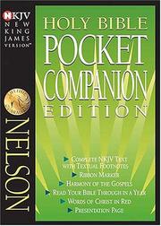 Cover of: NKJV Pocket Companion Bible | 