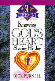 Cover of: Knowing God's heart, sharing his joy