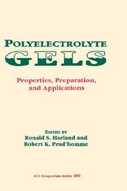 Cover of: Polyelectrolyte gels by Robert K. Prud'homme