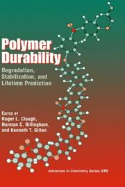 Cover of: Polymer durability by Roger L. Clough, editor, Norman C. Billingham, editor, Kenneth T. Gillen, editor.