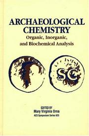 Cover of: Archaeological chemistry | 