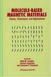 Cover of Molecule-based magnetic materials by 