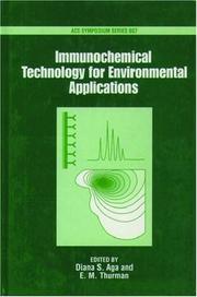 Cover of: Immunochemical technology for environmental applications