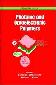 Cover of: Photonic and optoelectronic polymers