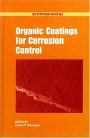 Cover of: Organic coatings for corrosion control by Gordon P. Bierwagen, editor.