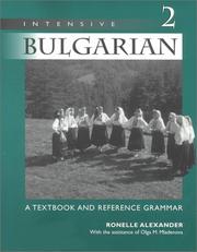 Cover of: Intensive Bulgarian, Vol. 2: A Textbook & Reference Grammar