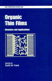 Cover of: Organic Thin Films: Structure and Applications (Acs Symposium Series)