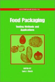 Cover of: Food Packaging: Testing Methods and Applications (Acs Symposium Series)