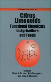 Cover of: Citrus Limonoids by Mark A. Berhow