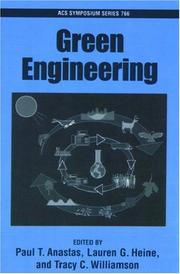 Cover of: Green Engineering (Acs Symposium Series, 766) by 