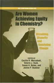 Are women achieving equity in chemistry by American Chemical Society. Meeting