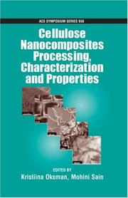 Cover of: Cellulose Nanocomposites: Processing, Characterization and Properties (Acs Symposium Series)