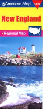 Cover of: New England Travel Vision Pm | American Map Corporation