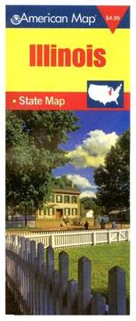 Cover of: American Map Illinois: State Map (American Map)