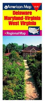 Cover of: Delaware/Maryland/Virginia/West Virginia Regional Map | Americam Map Corporation