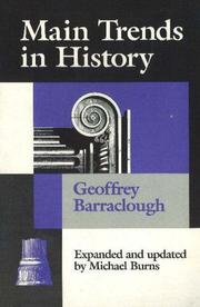 Cover of: Main Trends in History (Main Trends in the Social & Human Sciences) by Geoffrey Barraclough, Michael Burns