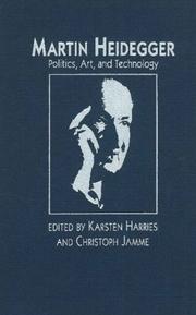 Cover of: Martin Heidegger: politics, art, and technology