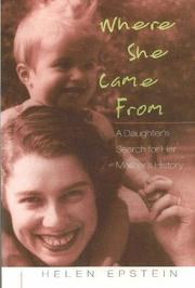 Cover of: Where She Came From  by Helen Epstein