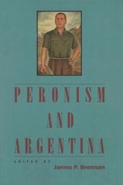 Cover of: Peronism and Argentina by edited by James P. Brennan.