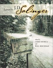Cover of: Letters to J.D. Salinger