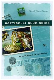Cover of: Botticelli Blue Skies:  An American in Florence