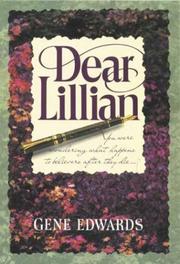 Cover of: Dear Lillian by Gene Edwards