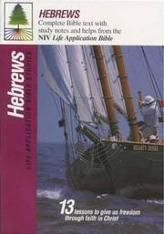 Cover of: Hebrews (Life Application Bible Studies (NIV))