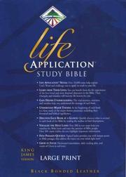 Cover of: Life Application Study Bible: King James Version, Black Bonded Leather, Indexed