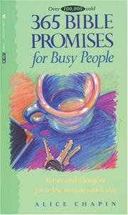 Cover of: 365 Bible promises for busy people