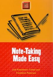 Cover of: Note-taking made easy