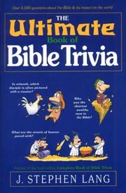 Cover of: The ultimate book of Bible trivia