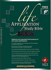 Cover of: Life Application Study Bible: New Living Translation, Black, Leather Like, Thumb Indexed (Life Application Study Bible: New Living Translation-2)