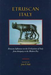 Cover of: Etruscan Italy by John Franklin Hall