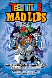 Cover of: Teen Titans Mad Libs (Price Stern Sloan Classic)