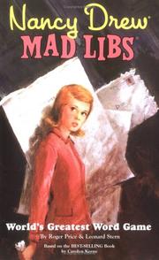 Cover of: Nancy Drew Mad Libs