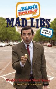 Cover of: Mr. Bean's Holiday Mad Libs
