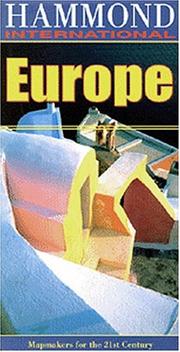 Cover of: Hammond International Europe (Hammond International (Folded Maps))